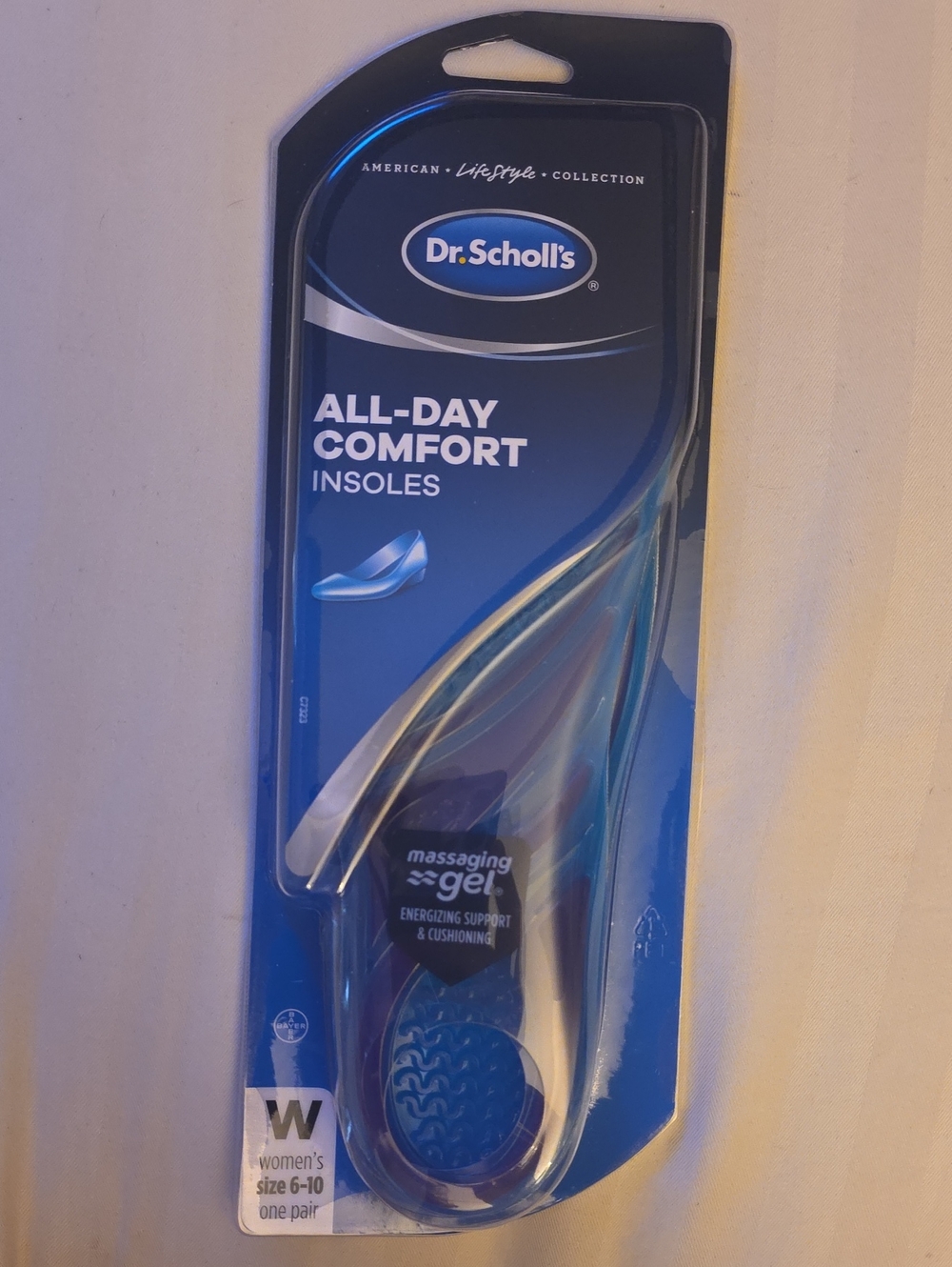 Dr. Scholl's all-day comfort massaging gel insoles women's size 6-10 Brand New